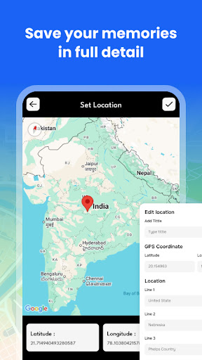 GPS Photo Location on Map