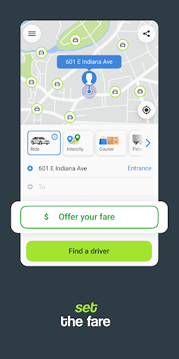 inDriver — Offer your fare
