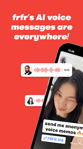 frfr: AI voice messages