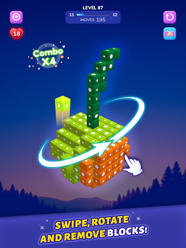 Block Away - Tap Out Puzzle