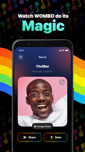 Wombo: Make your selfies sing