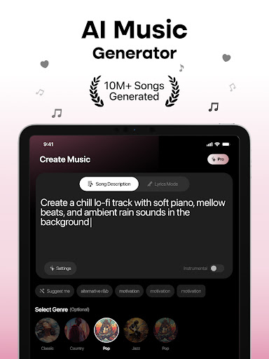 MyTunes : AI Music Generator