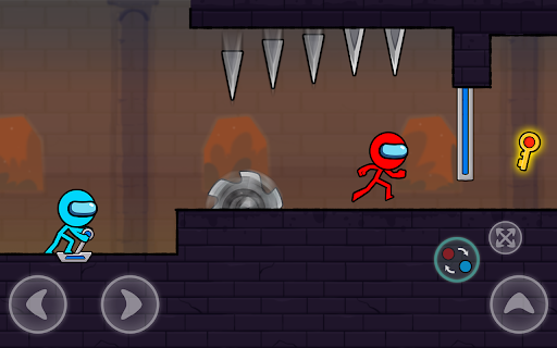 Red and Blue Stickman 2