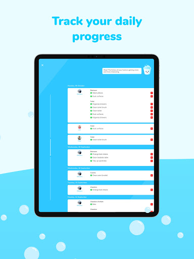 Sweepy: Home Cleaning Schedule