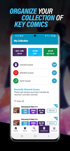 Key Collector Comics Database & Price Guide App