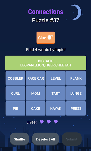 Connections: Group words