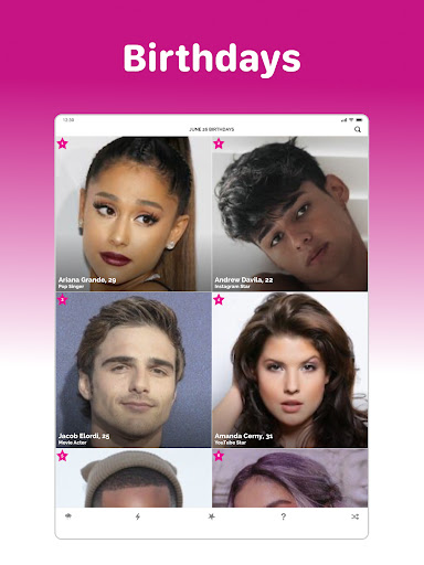 Famous Birthdays