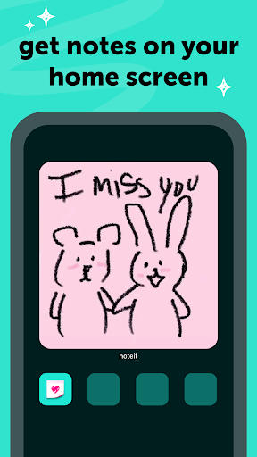 noteit widget - get it now