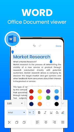 Office Word Reader: PDF, DOCX