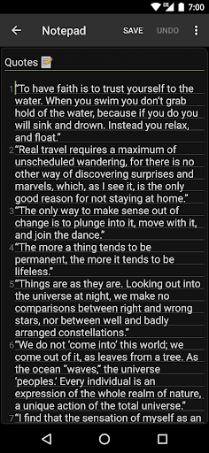 Notepad - simple notes