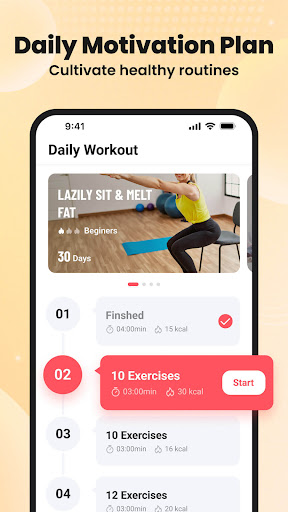 Lazy exercise at home