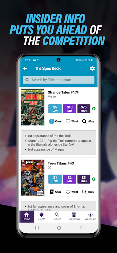 Key Collector Comics Database & Price Guide App