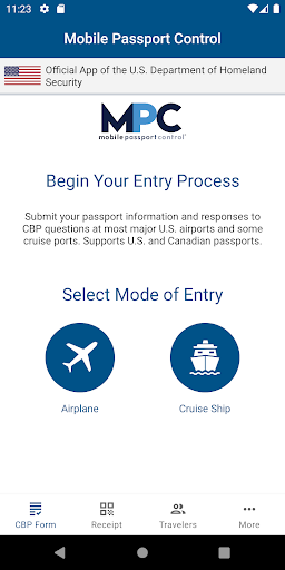 Mobile Passport Control