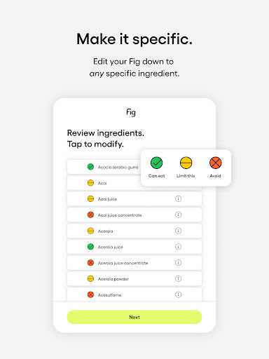 Fig: Food Scanner & Discovery