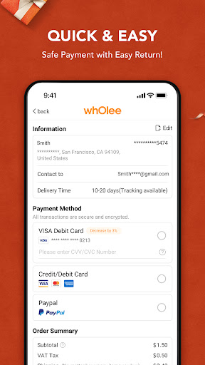 Wholee - Online Shopping App
