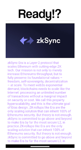 ZKSync Airdrop & Wallet