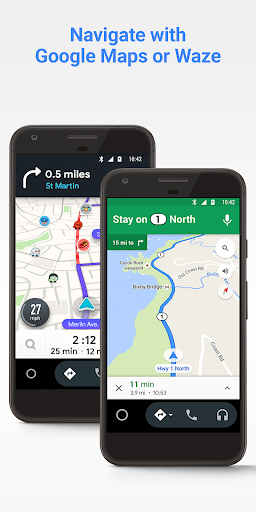 Android Auto for phone screens