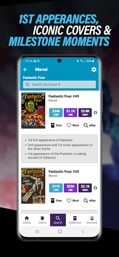 Key Collector Comics Database & Price Guide App