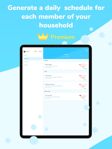 Sweepy: Home Cleaning Schedule