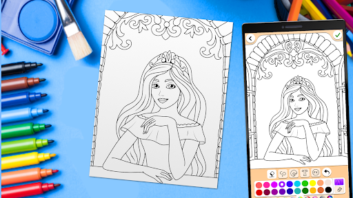 Princess Coloring Game