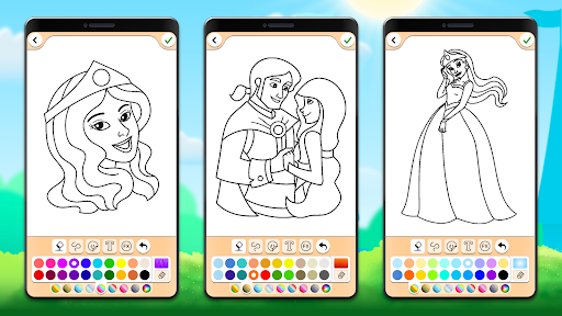 Princess Coloring Game
