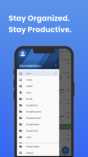 Inbox Homescreen