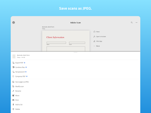 Adobe Scan: PDF Scanner, OCR