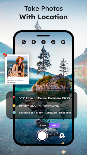 GPS Camera with Time Stamp