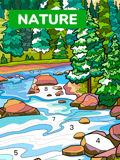 Calm Color - Color By Number