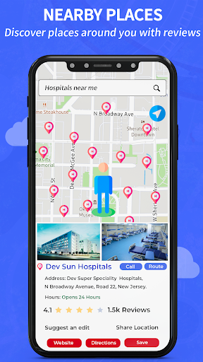 GPS Navigation-Map, Directions