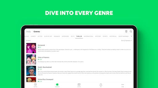 WEBTOON: Manga, Comics, Manhwa