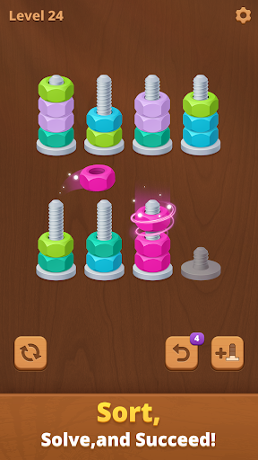 Nut Sort Puzzle: Sorting Games