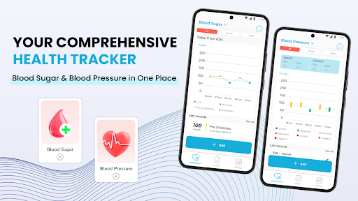 Blood Sugar & Pressure Tracker