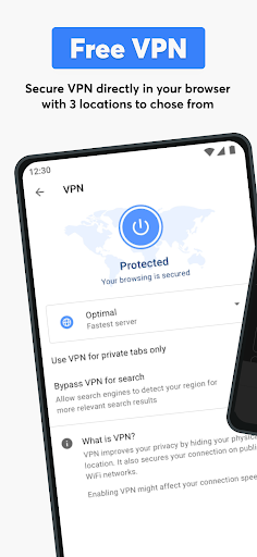 Opera browser with AI