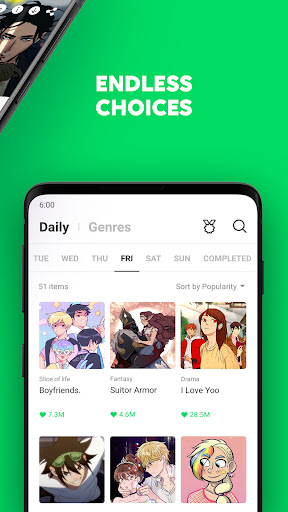 WEBTOON: Manga, Comics, Manhwa