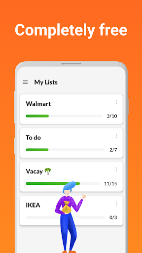Grocery Shopping List Listonic