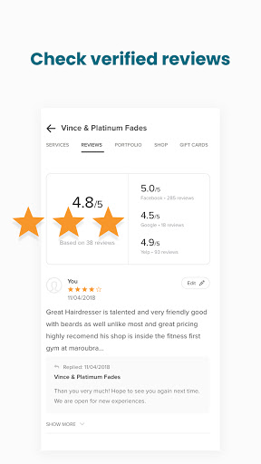 Booksy for Customers