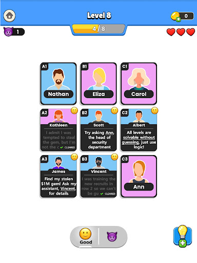 Clue Master - Logic Puzzles