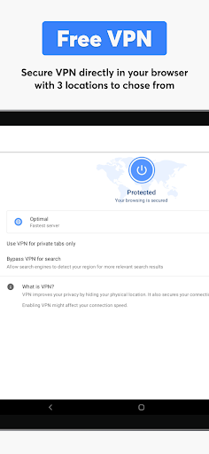 Opera browser with AI