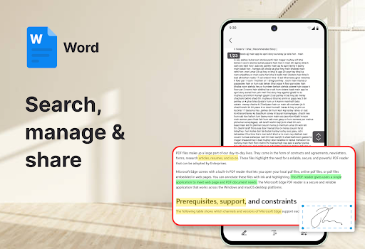 All Document Reader: Word, PDF