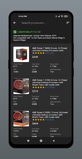 PC Builder: Part Picker