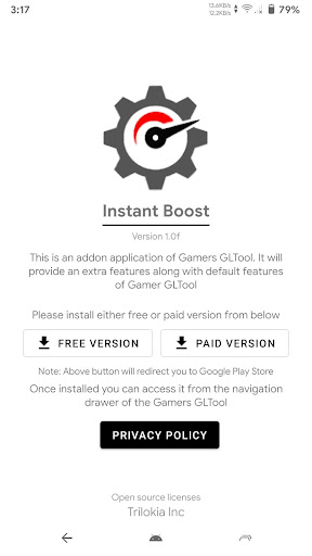Instant Boost (Addon for Gamers GLTool)