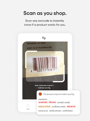 Fig: Food Scanner & Discovery