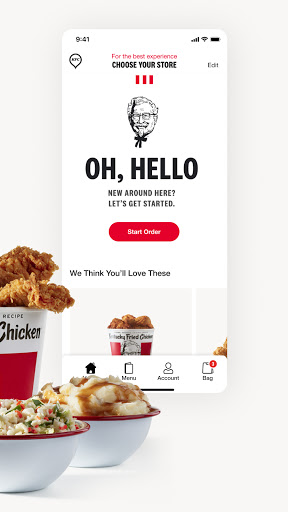 KFC US - Ordering App