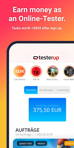 Testerup: Test & Earn Rewards