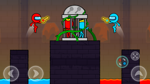 Red and Blue Stickman 2