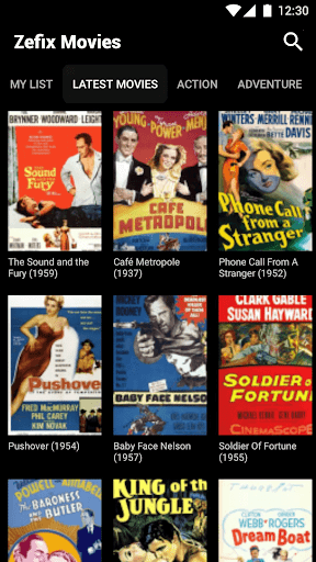 Zefix - Movies & TV Series