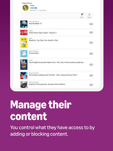 Amazon Kids Parent Dashboard
