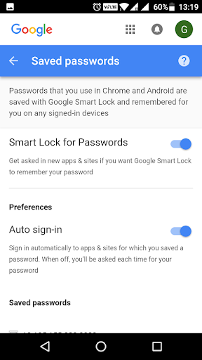 Password Manager for Google Ac