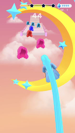 Dancing Hair - Music Race 3D